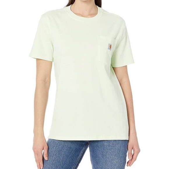 Carhartt Tops - NWT Carhartt Women's Loose Fit Heavyweight Short Sleeve Pocket Work T-Shirt